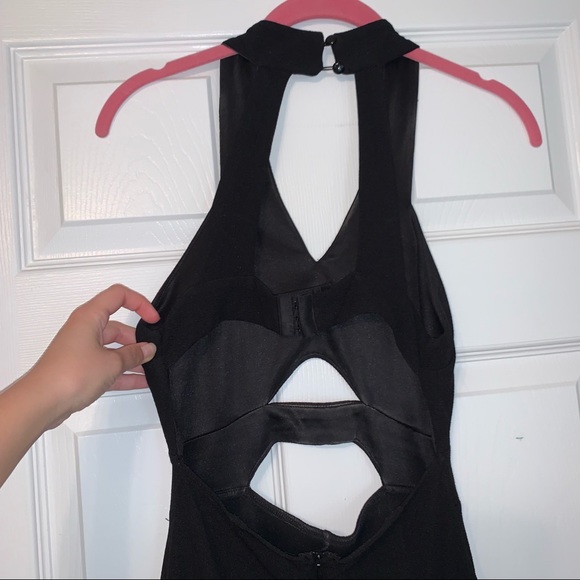 Black cut out prom maxi dress - Picture 3 of 8